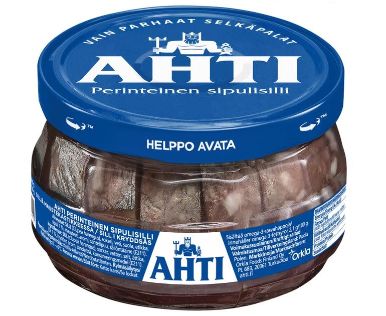 Ahti perinteinen sipulisilli 240/150g